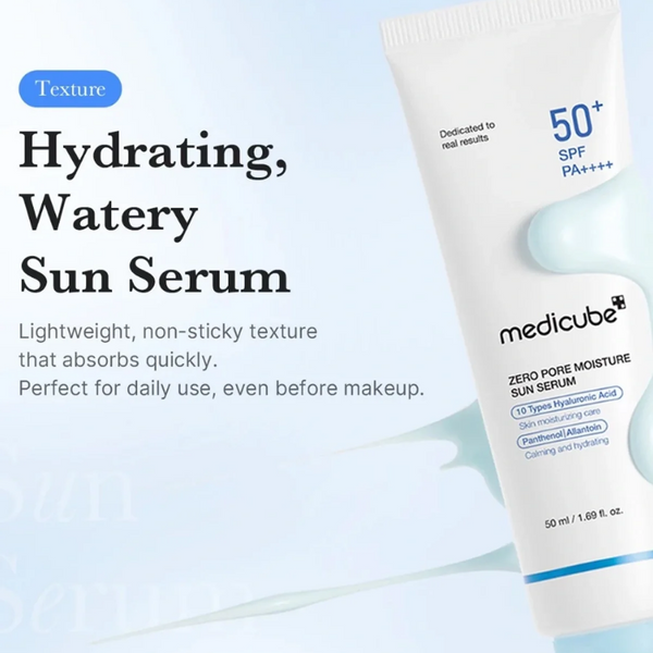 Medicube Zero Pore Moisture Sun Serum PA++++ SPF50+ 50ml
