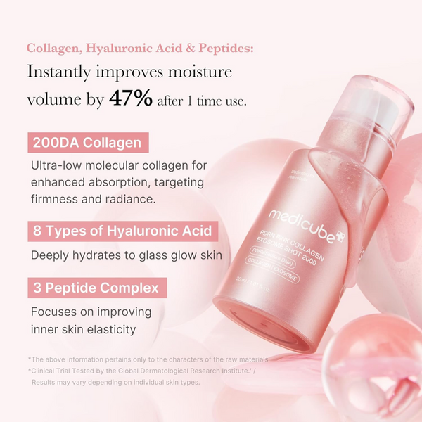 Medicube PDRN Pink Collagen Exosome Shot 2000 Ampoule 30ml