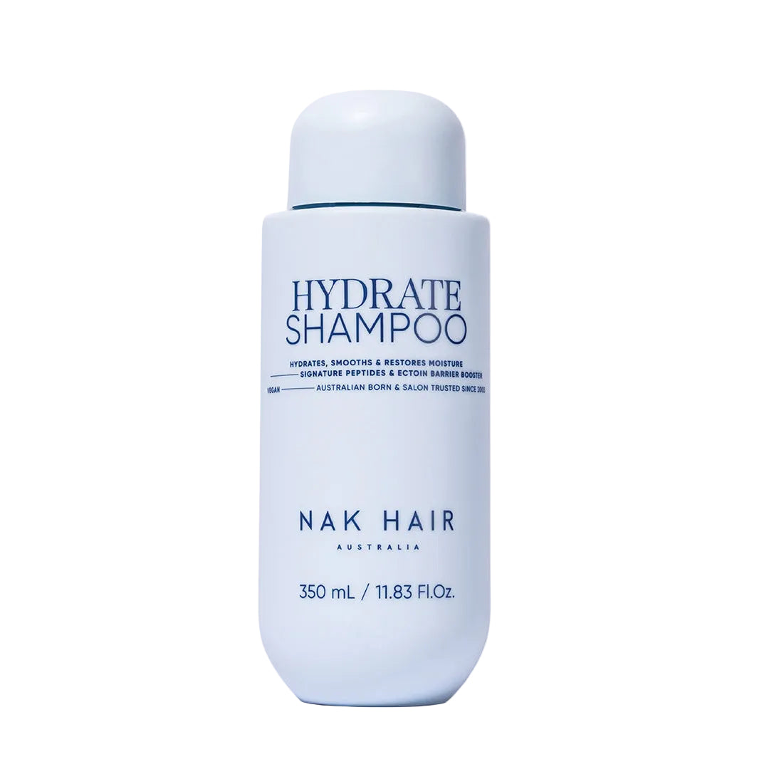 Nak Hair Hydrate Shampoo bottle on a white background