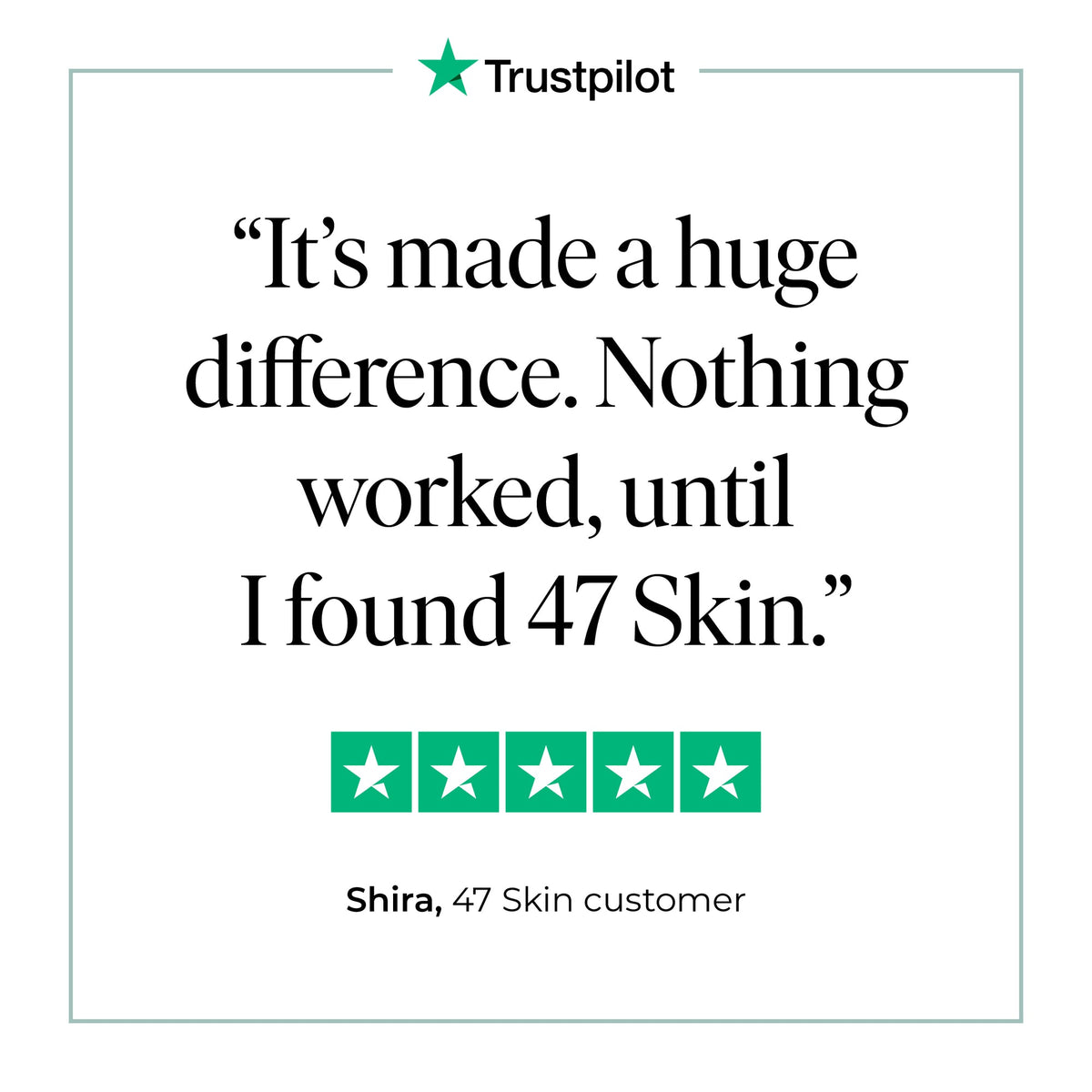47 Skin Anti-Blemish and Scar Repair Serum 50ml