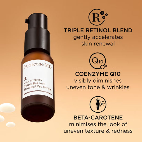 Perricone MD High Potency Triple Retinol Renewal Eye Serum 15ml