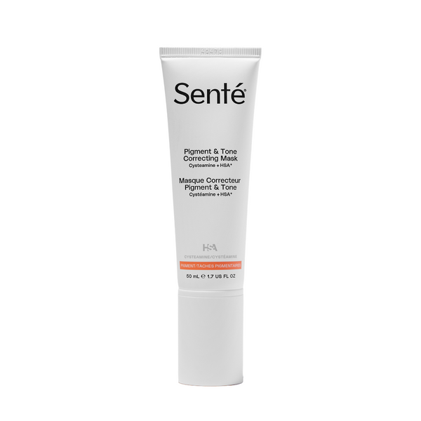 Senté Pigment & Tone Correcting Mask tube on a white background