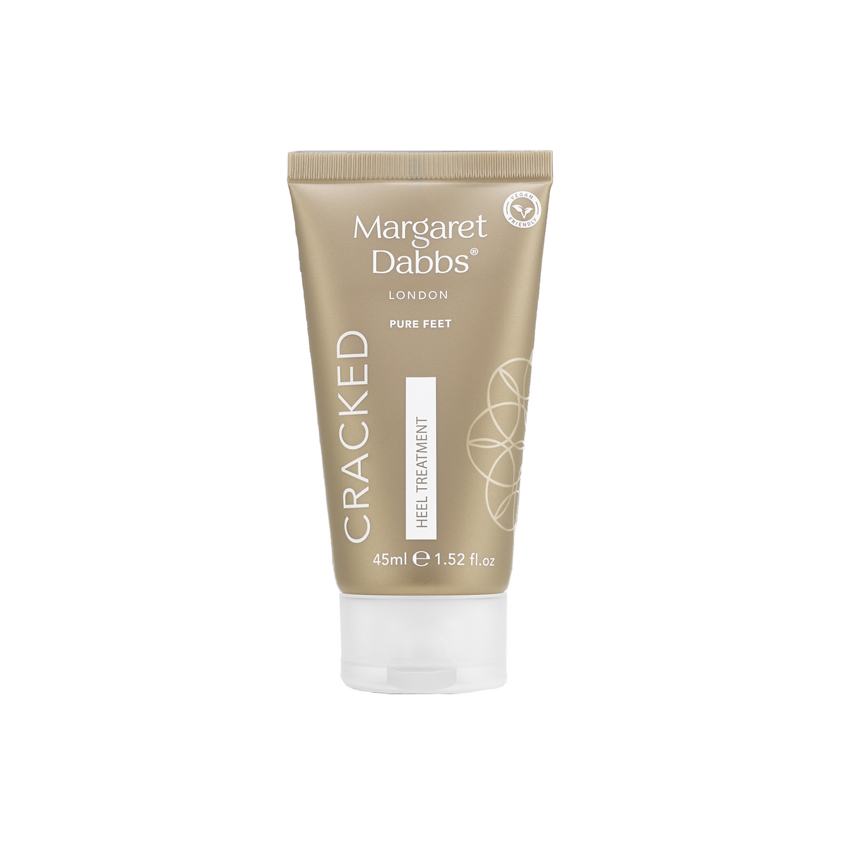 Tube of Margaret Dabbs Cracked Heel Treatment on a white background