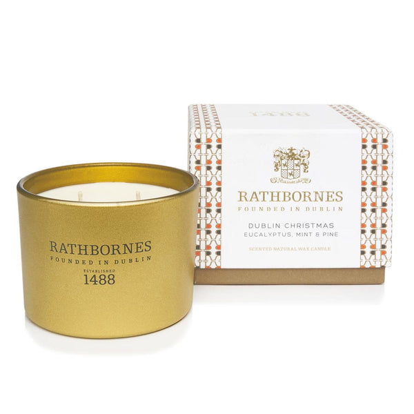 Rathbornes 1488 Dublin Christmas Scented Tin Candle