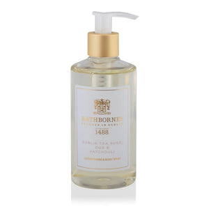 Rathbornes 1488 Hand and Body Dublin Tea Rose Wash