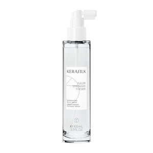 Kerastik hair serum bottle on a white background