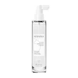 Kerastik hair serum bottle on a white background