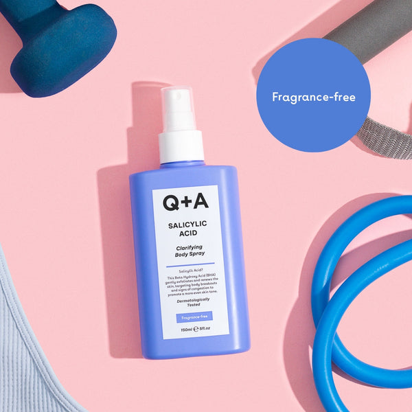 Q+A Salicylic Acid Clarifying Body Spray