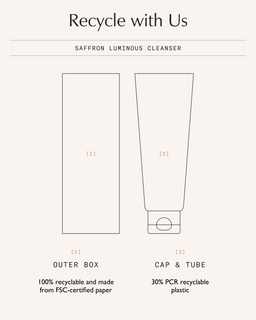 Sachi Skin Saffron Luminous Cleanser 120ml