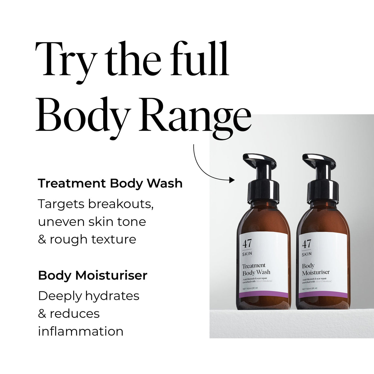 47 Skin Body Moisturiser 150ml