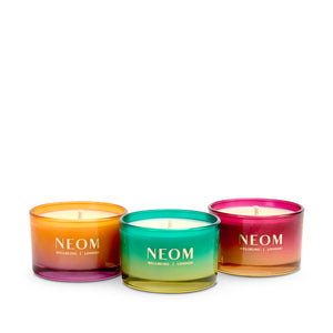 NEOM Winter Wellbeing Candle Trio (Worth £63)