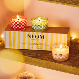 NEOM Wellbeing London Winter Wellbeing Candle Trio