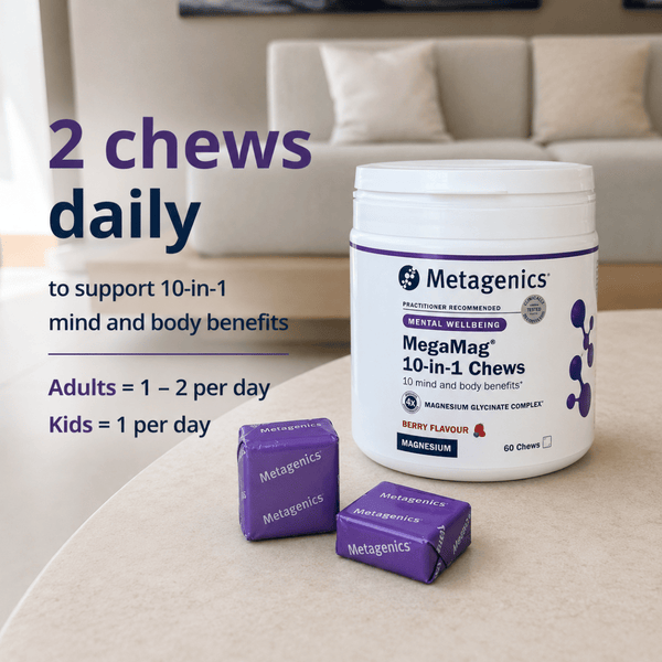Metagenics MegaMag 10-in-1 Chews - 20 Chews