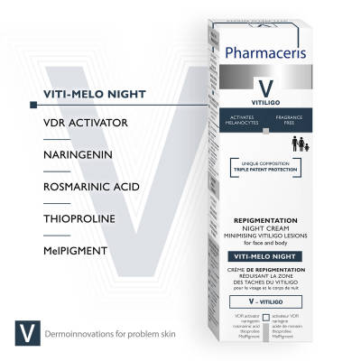Pharmaceris V - Viti-Melo Night Repigmentation Night Cream for Vitiligo