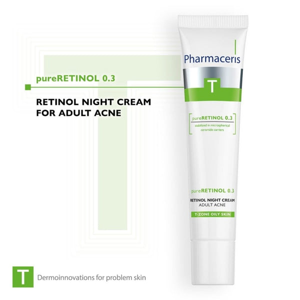 Pharmaceris T - Pure Retinol 0.3 Anti-Acne Retinol Night Cream