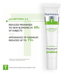 Pharmaceris T - Pure Retinol 0.3 Anti-Acne Retinol Night Cream